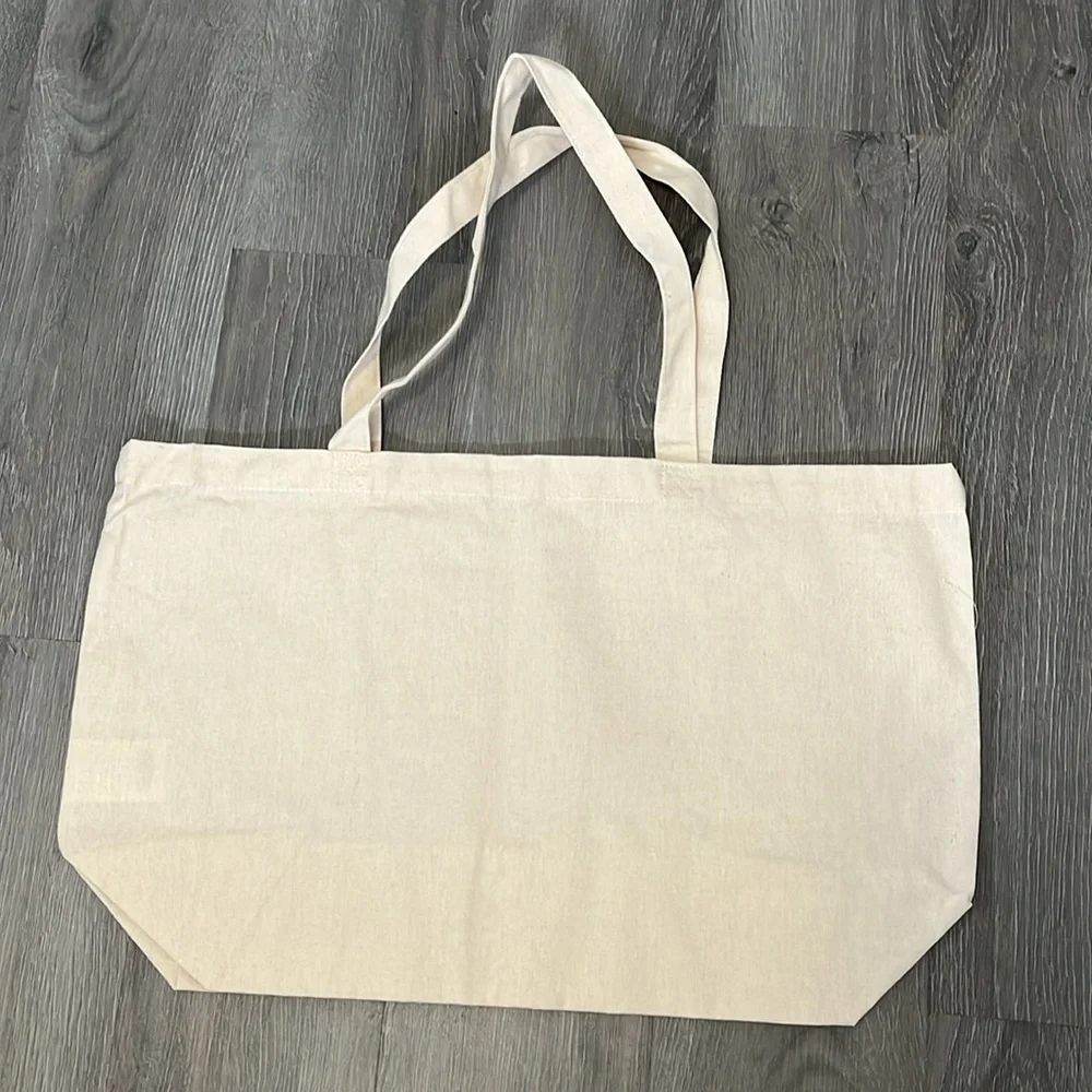 Sézane Canvas Tote Bag “Bonjour l’Amour”